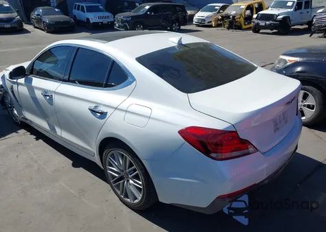2021 Genesis G70 2.0T Rwd from USA, damaged, VIN KMTG34LA9MU075829